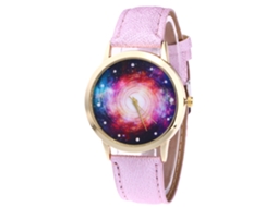 Relógio de Pulso de Quartzo com Pulseira de Couro Simples e Fashionável (branco)