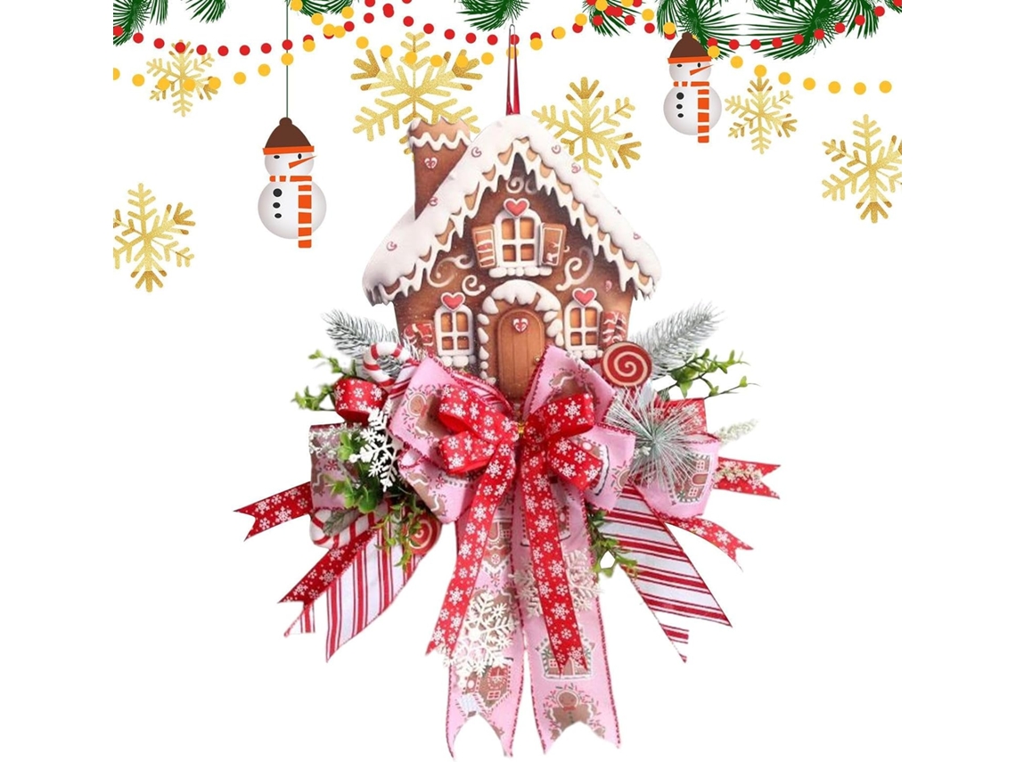 Placa Decorativa De Natal Com Especiarias Artificiais De 51 Cm |