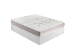 Pack ROYAL SLEEP Sommier Branco + Colchão Visco Xfresh Premium (105 x 190 - 53 Cm de Altura)