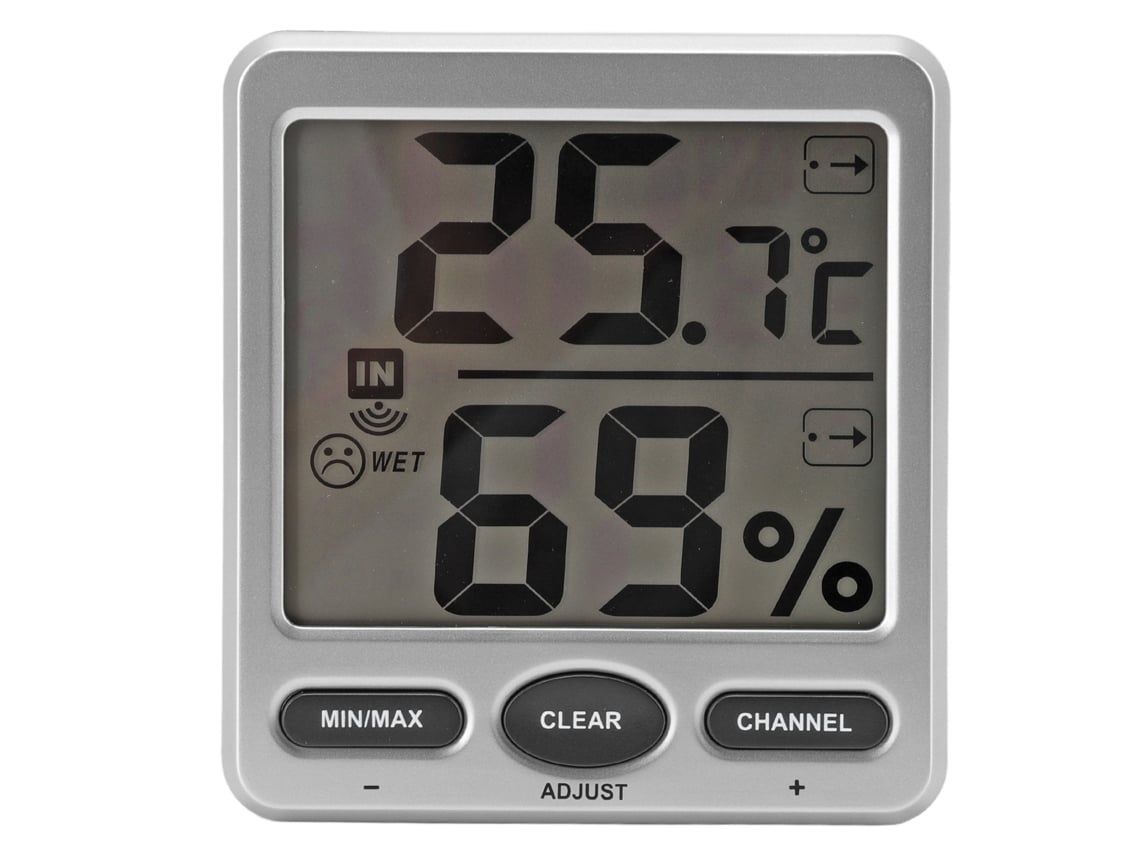 Termômetro De Quarto Com Indicador De Conforto E Sensor De Umidade