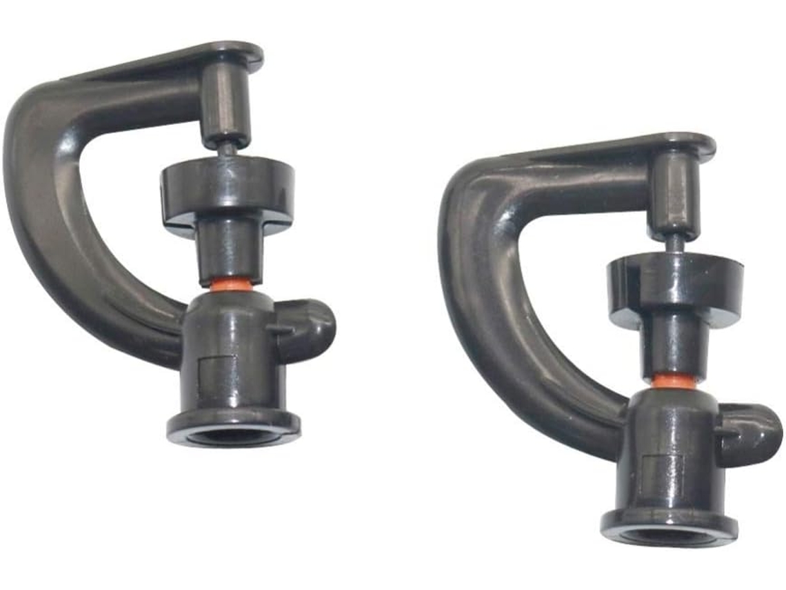 Conjunto de 20 aspersores irrigação jardim com rotação 360 graus e bico de 7,5 mm S/MARCA