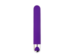 Estimulador De Placer Ajustable 10 Velocidades Recargable Silicona Usb Morado Para Mujer
