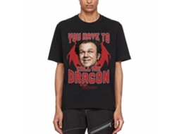 Rockinstone Step Brothers Movie Dragon Black Adult T-shirt Size:xxl