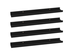 Wall Shelf, Wall Shelves Vidaxl Preto Mdf (60 X 9 X 3 Cm)