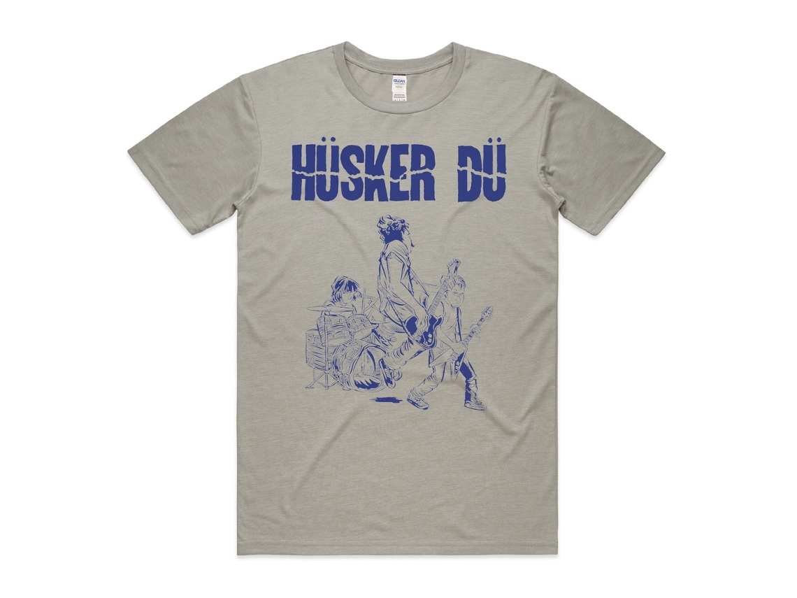 Camiseta Husker Du Hüsker Dü X Brian Walsby ROCKINSTONE Unissex Adulto Mais Vendidas Tamanho:s