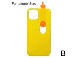 Capa Para Celular Com Abertura Deslizante Para Iphone 15