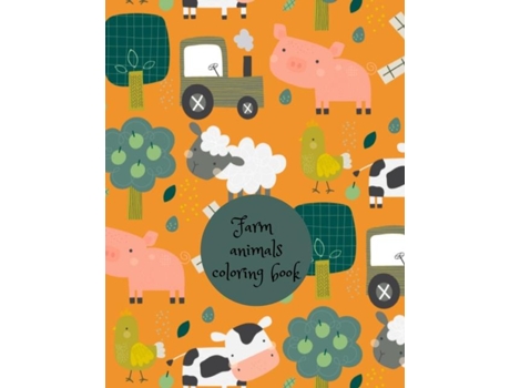 Livro Farm Animals Coloring Book De Cristie Publishing (inglês)