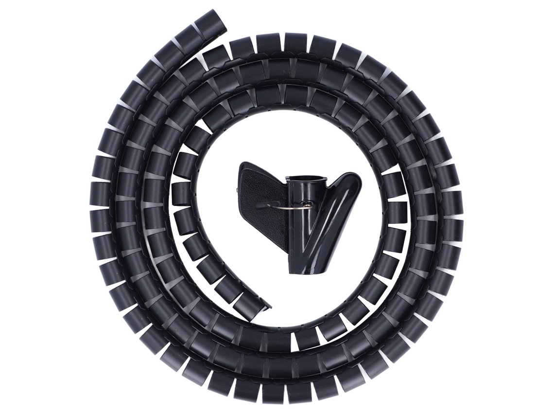 Enrolamento Espiral de Cabo 20mm 2m Organizador de Fios Resistente