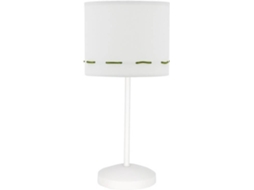 Candeeiro de Mesa FABRILAMP Trazos (Verde - E14 - Máx. 40W - Tecido)