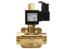 Válvula Solenóide Elétrica De Latão Normally Open G3/4 Para Água Ar 0-1.6mpa Dc12v
