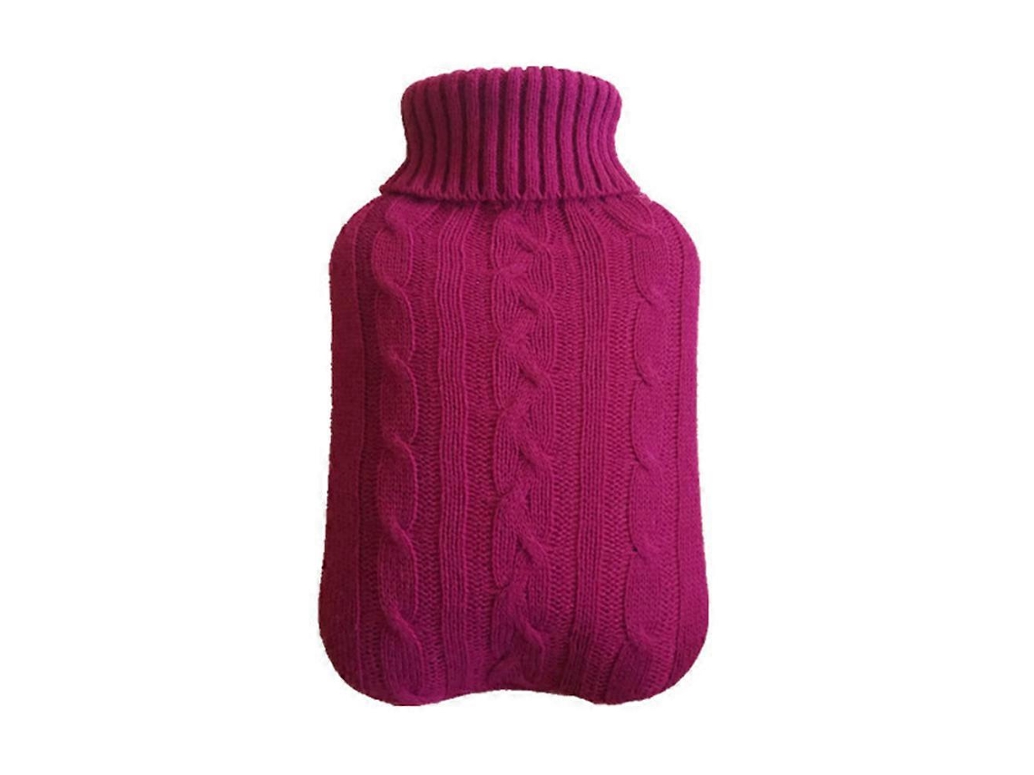 Bolsa De Água Quente Grande De 2000 Ml Envoltório De Malha Para Inverno, Aquecedor Corporal Térmico Para Alívio Da Dor AQUAFORGE