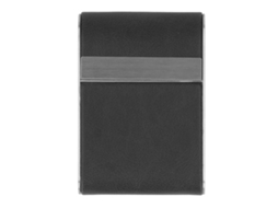 Case para Cigarros de Aço Inoxidável e Pu Portátil Compacta Proteção Confiável para Homens e Mulheres Preto | S/MARCA