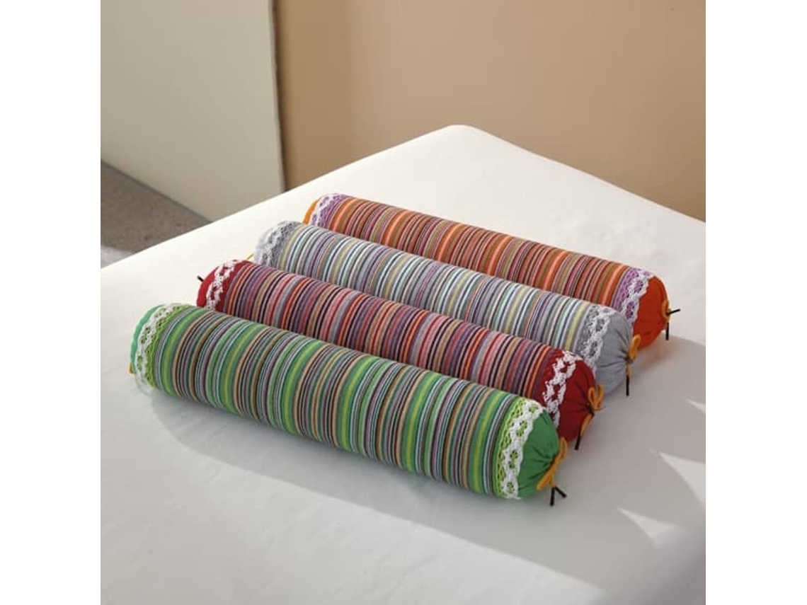 Travesseiro de Trigo Sarraceno Orgânico para a Região Cervical, com Fronha, para Suporte Durante o Sono e Alívio da Dor AQUAFORGE