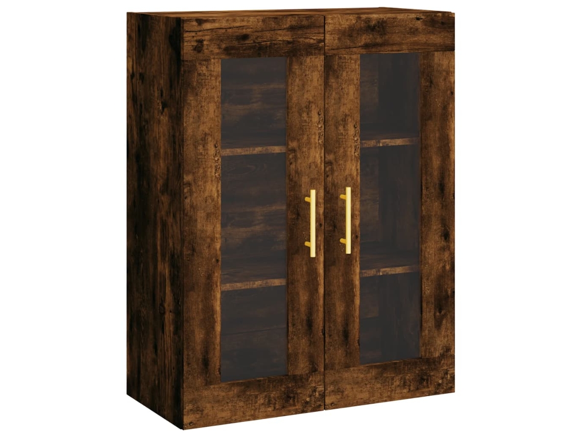Wall Mounted Cabinet, Wall Mounted Cabinets Vidaxl Marrom Madeira Processada (n/a)