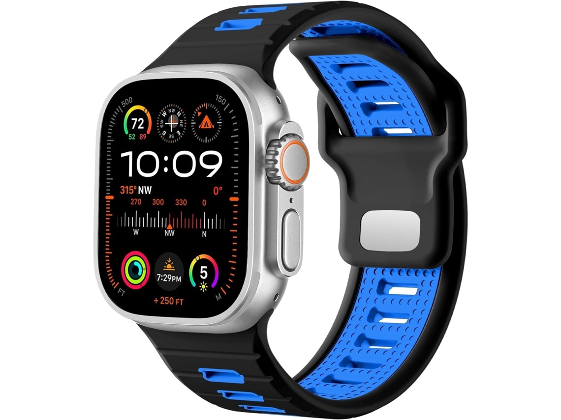 Pulseira de silicone para relógio com 45 42 Mm Design Premium S/MARCA