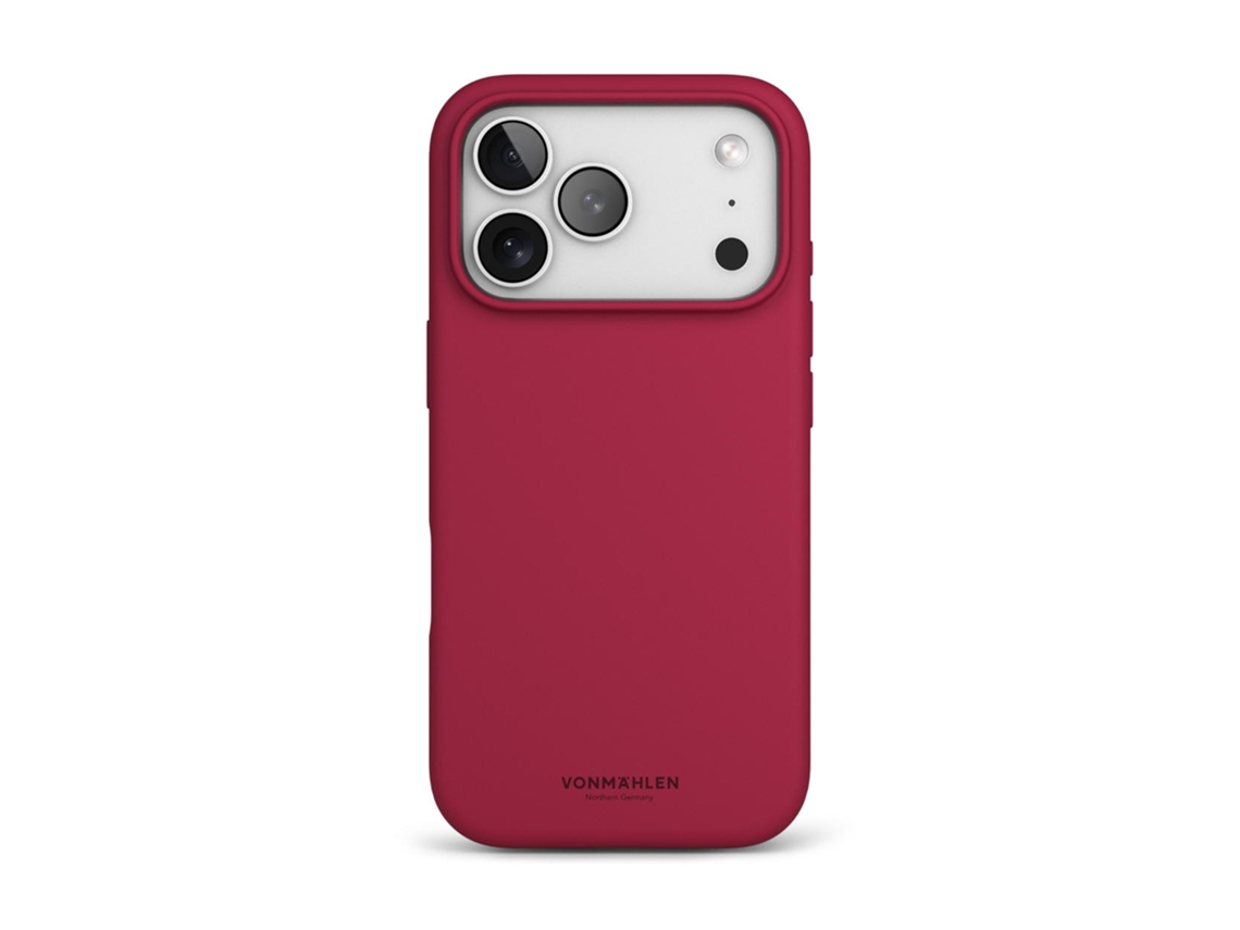 Capa VONMÄHLEN MagSafe Silicone para iPhone 17 Pro (Vermelho)