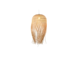 Luminária de Teto Artesanal em Rattan Natural, 40x40x70cm ALEXANDRA HOUSE LIVING