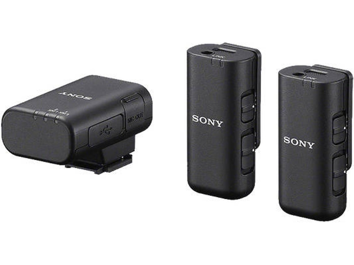 MICROFONE SEM FIOS SONY ECM-W3 PRETO