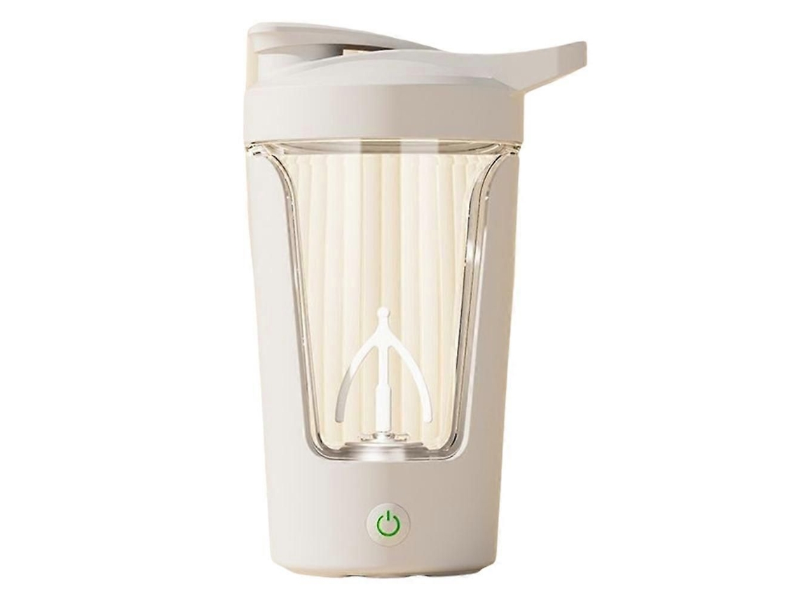 Copo Elétrico Automático para Misturar Bebidas, Café e Leite, Copo Giratório Portátil para Água, Branco TAISHENGDA