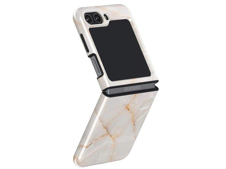 Capa BURGA Samsung Z Flip5 Tough Vanilla (Sand)