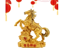 Estatuetas De Cavalos 2026 Arte Chinesa Em Resina Para Decoração De Mesa |