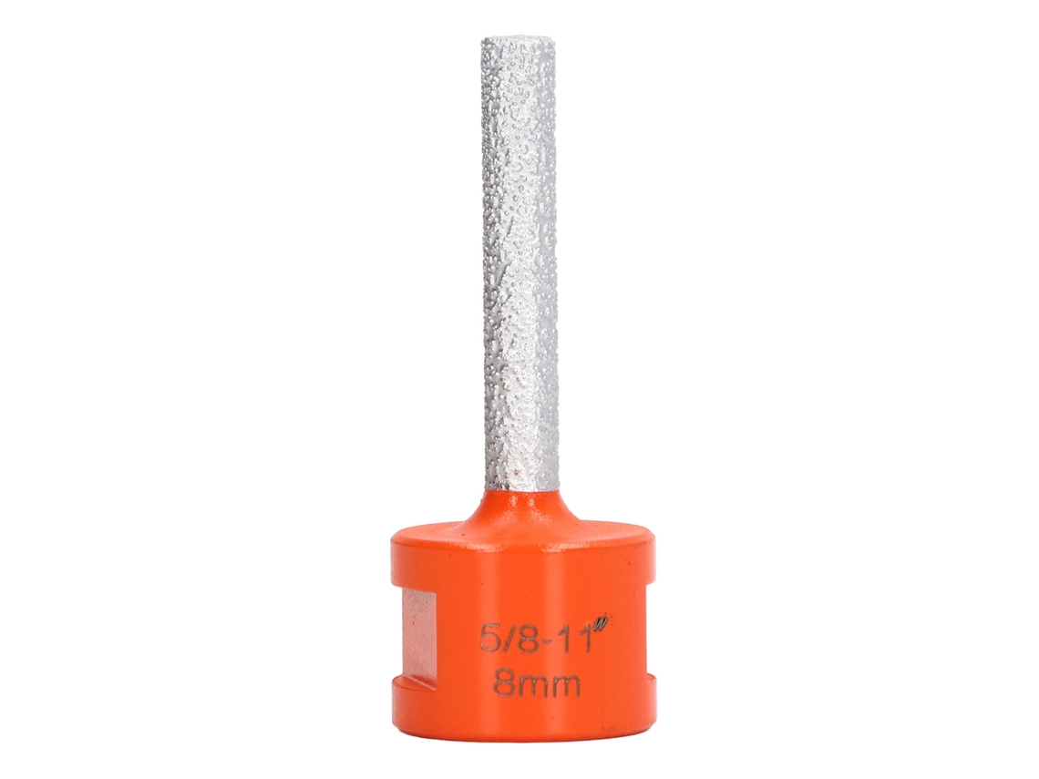 Broca diamantada para alargar e moldar furos em granito e quartzo (8 mm)