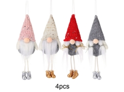 Enfeite De Natal Criativo Laxiscreed Com Boneca Em Folhagem, Decoração Natalícia Brilhante E Original