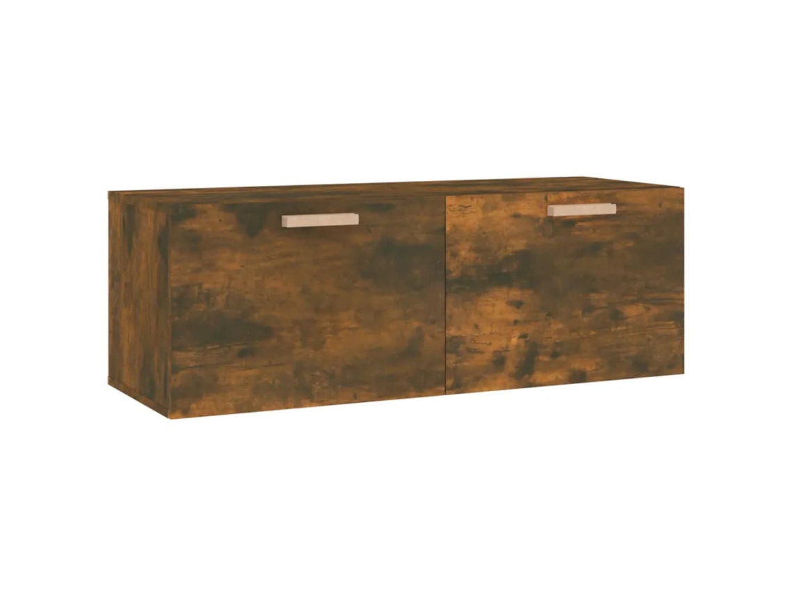 Armário de parede VIDAXL Marrom Madeira processada (100x36.5x35 cm )
