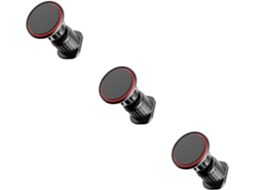 Suporte Magnético Para Celular Com Fixação Na Saída De Ar Do Painel (3 Peças)