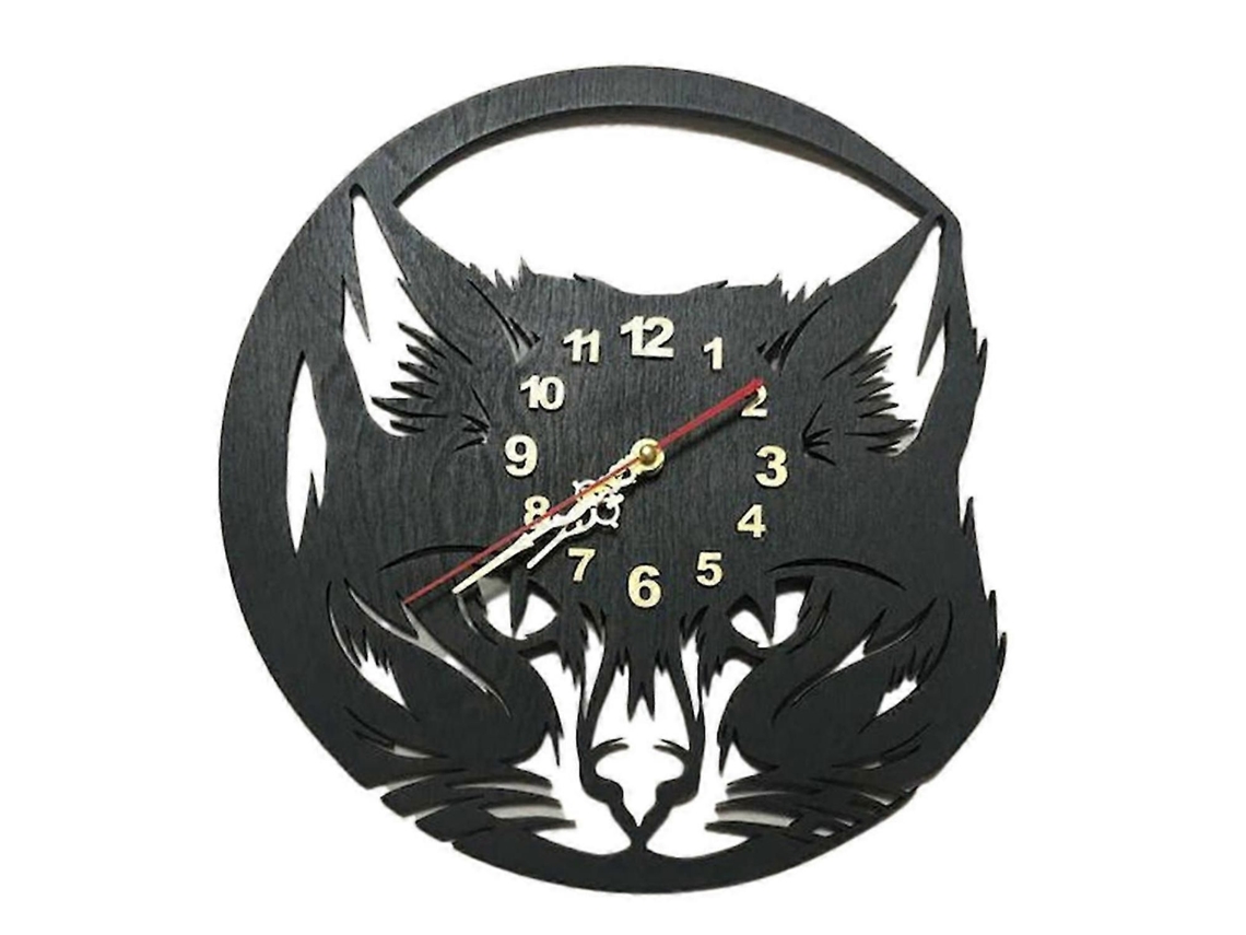 Relógio de Parede Gato Fofo, Vinil com Gatinho Presente para Quarto Infantil, Arte Decor Ativa Parede. GOKOCO