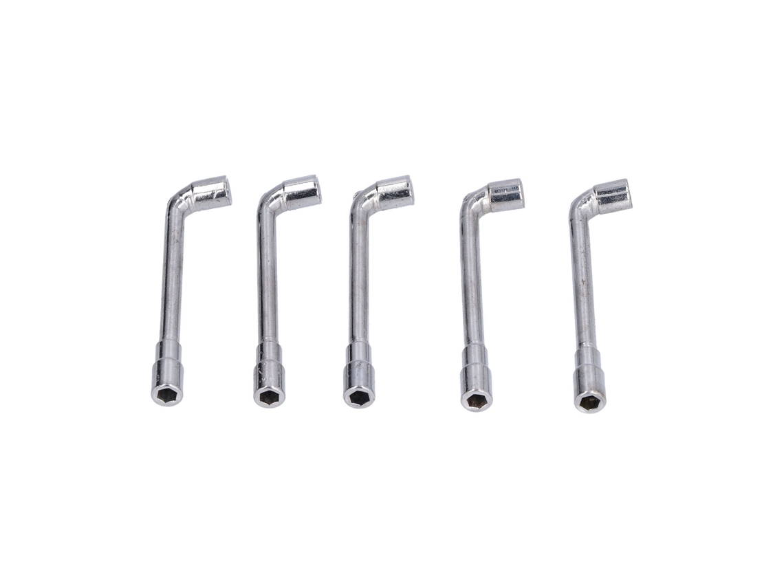 5pcs Chave De Ponta Hexagonal Em L Metal Dupla Cabeça Kit 6mm Para Impressora 3d Mk8