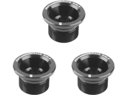 Kit de parafusos SFUSHOS Hollowgram para virabrequim preto