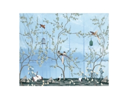 2026 Store tapestry Bohemianblue Flores Y Aves para Pared 150*150cm Arte Decorativo Hippie Grande