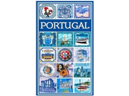Toalha De Praia Microfibra Azulejos Temas Alusivos A Portugal