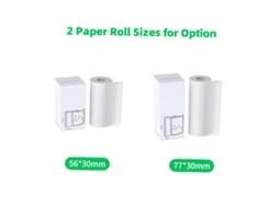 Papel Termico Adesivo Translucido 56x30mm Para Impressora Peripage A6/a8/a9 Mini Bt