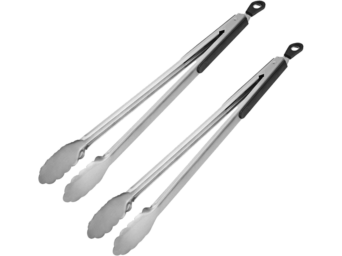 Pinças Para Churrasco, Pinças Para Salada De 16 Polegadas, Para Grelhar Para Cozinhar Churrasco, Conjunto De 2