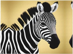 Manta de Flanela Ultramacia Phayah com Estampa Zebra em Preto e Branco Ideal para Sofá Cama Sala Estar Escritó