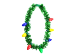 Laxiscreed Colar De Luz De Natal Com Bola Decorativa E Luzes Brilhantes Para Festas
