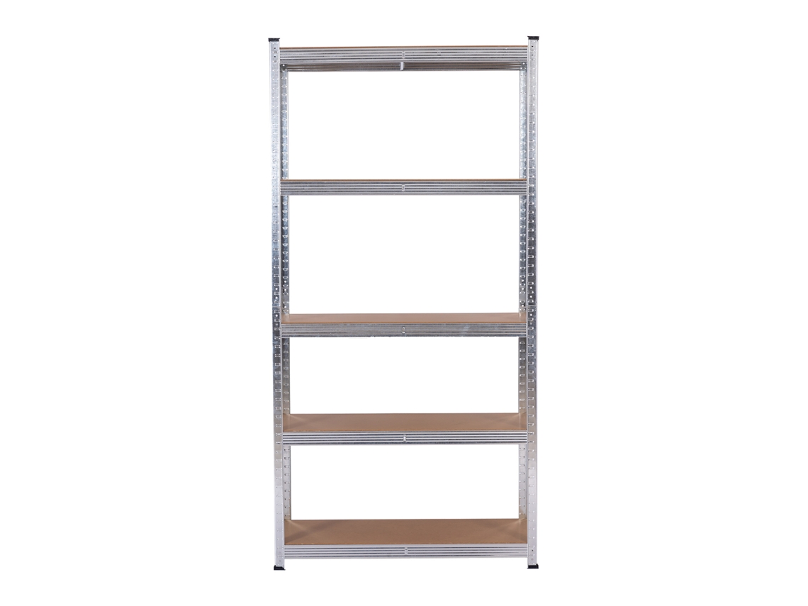 Prateleira Metálica Galvanizada Em Max Pro 90X40X180 Cm Com 5 Balds Ajustáveis ​​Suporta Até 875 Kg