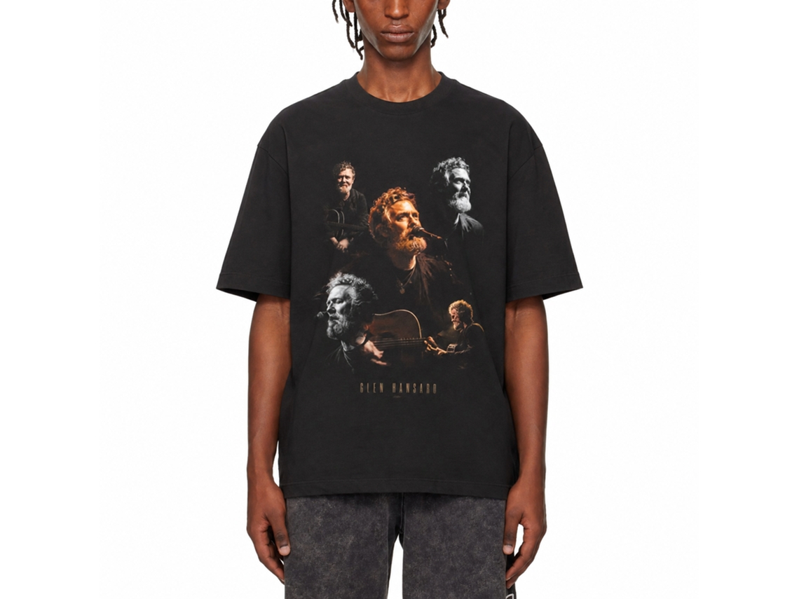 Rockinstone Glen Hansard Fan Art T-shirt-2026-rip Size:l