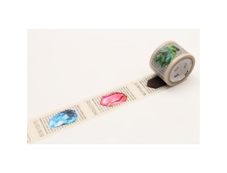 Fita Adesiva Mt 30 Mm Enciclopédia Mineral Pré Cortada Fita Adesiva Mineral Multicolorida Sortida Fita Adesiva (mt) (mt)