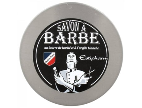 Sabonete para Barba com Manteiga de Karité e Argila Branca 100 G ESTIPHARM