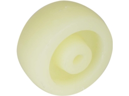 Conjunto De 10 Polias Nylon Branco Longa Duração, Com Capacidade