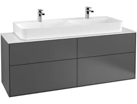 Villeroy Und Boch Finion Móvel de apoio G20100 1600X603X501Mm Mit Led- Beleuchtung Abdeckplatte White Matt