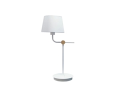 Candeeiro De Mesa Solor Brancodourado 1xe27 Cristalrecord
