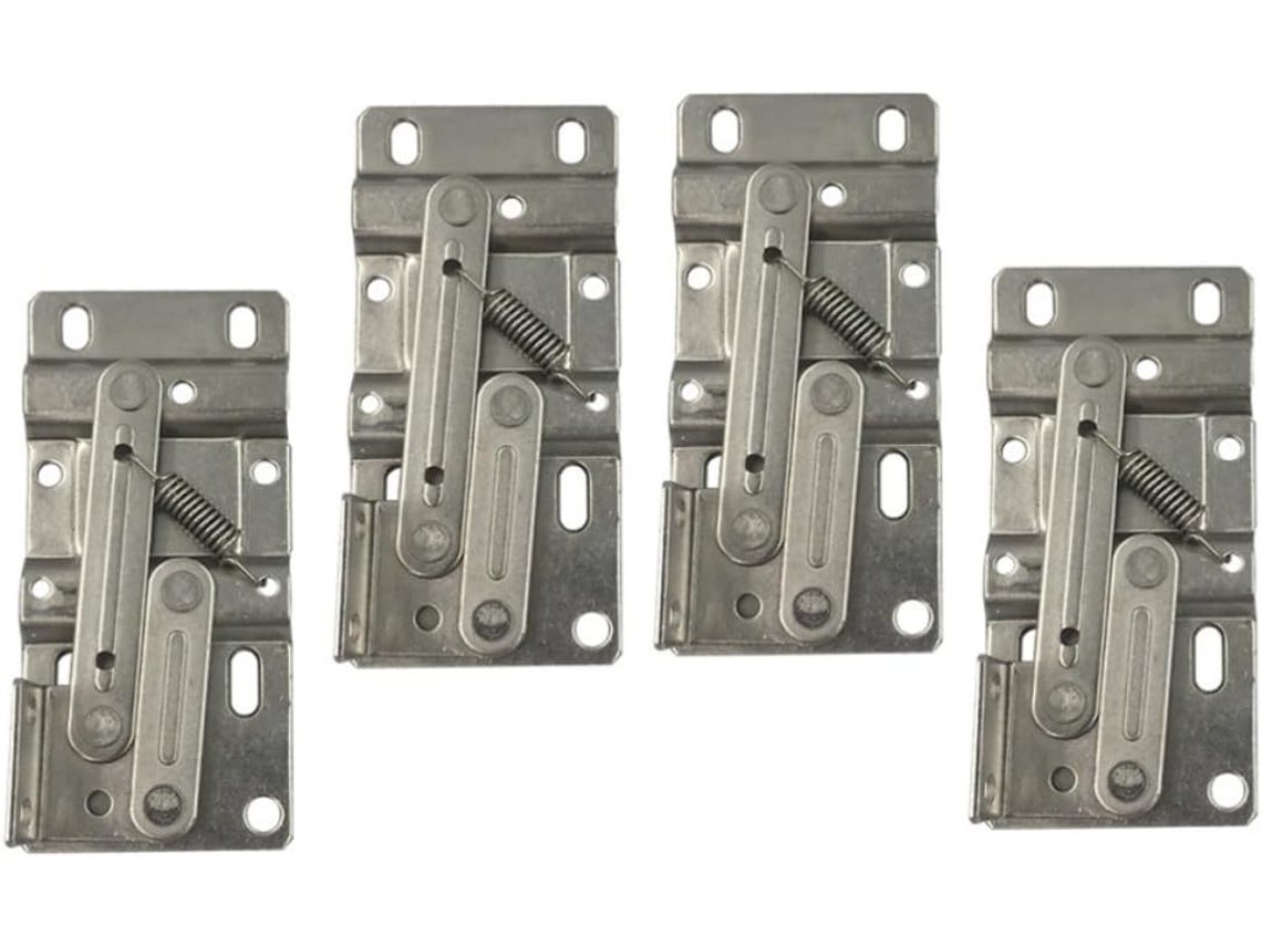 Dobradiça De Mola Didiseaon Com 2 Pares Ângulos Inclinação Para Armários, Feita De Ferro Resistente À Ferrugem E Com