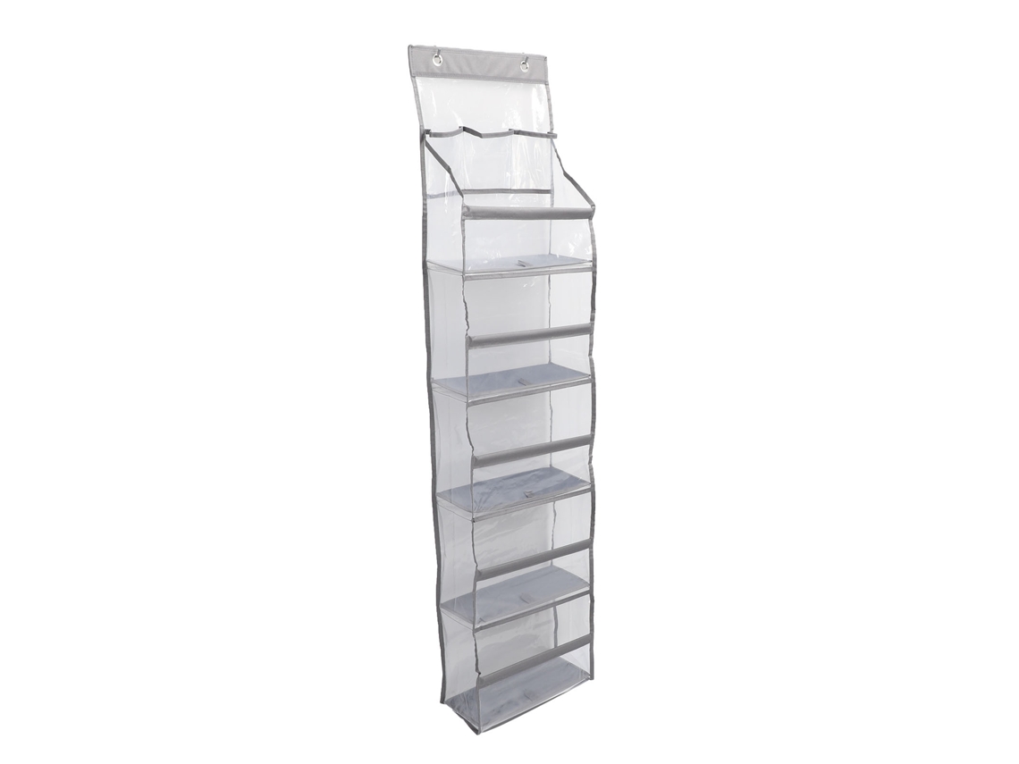 Primerox organizador Multifuncional Sobre a Porta 5 Camadas 3 Bolsas com Ganchos para Armário Banheiro Despensa
