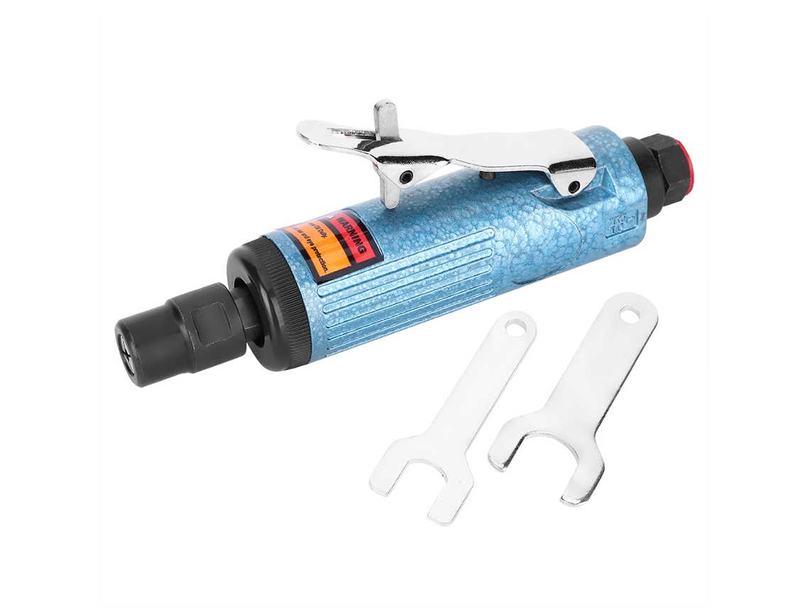 Máquina De Esmeril Micro Pulidora Neumática Herramienta Neumática De Aleación De Aluminio Azul Bajo Ruido