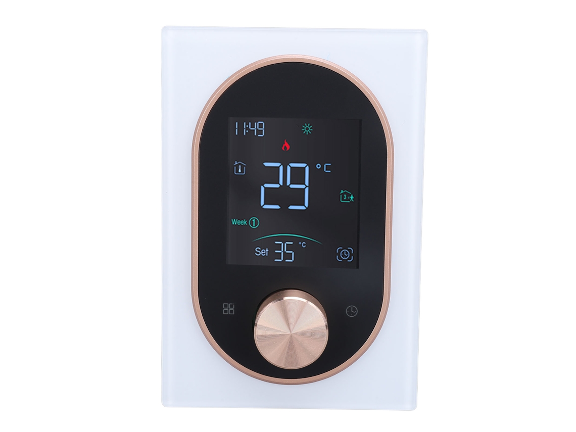Termostato Inteligente LAXISCREED com Tela Touch e Controle App