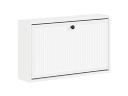 Vidaxl Armário De Sapatos De Parede Ede 71 X 17 X 43 Cm Branco